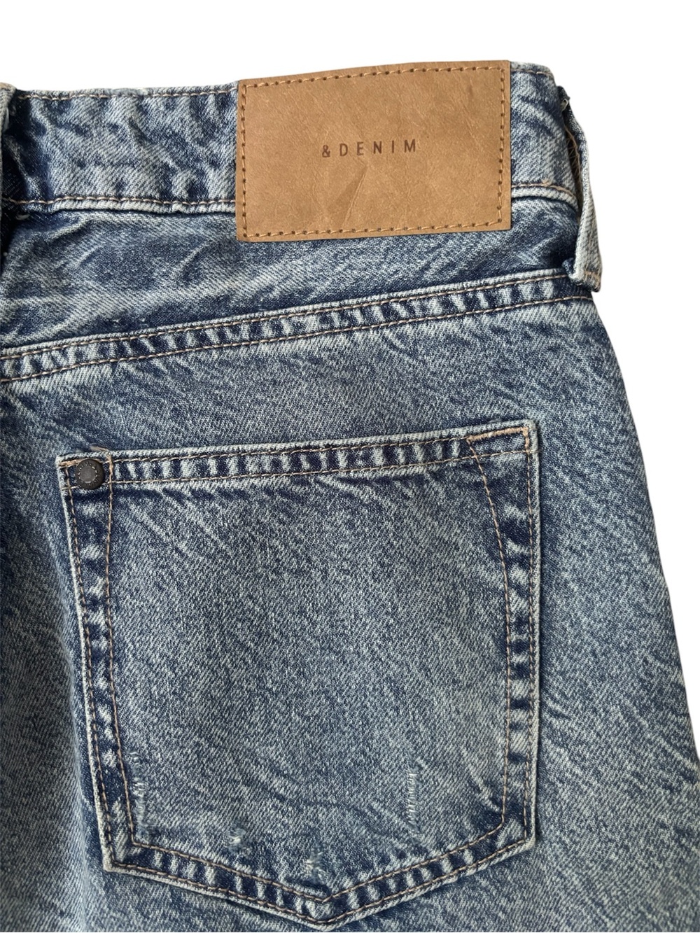 &DENIM H&M Baggy Wide-Leg Loose Fit Mid Waist Jeans - Picture 7 of 10